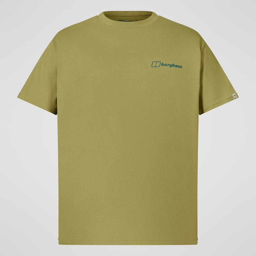 mens coordinates tee - green berghaus