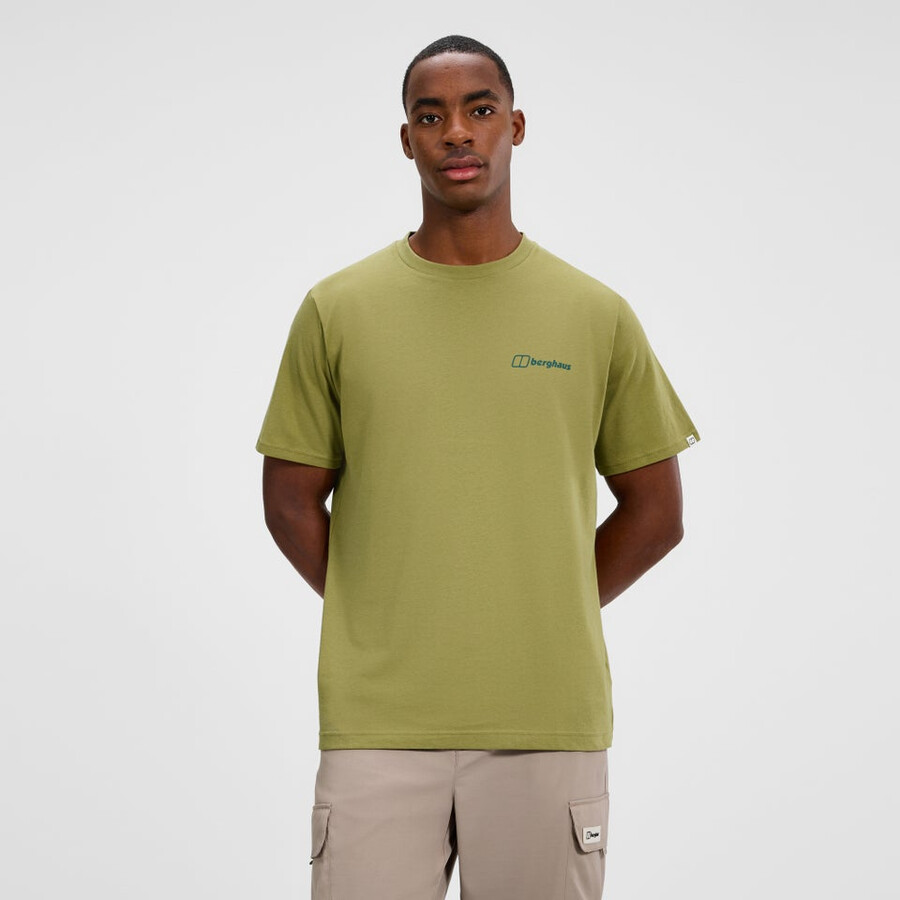 mens coordinates tee - green berghaus