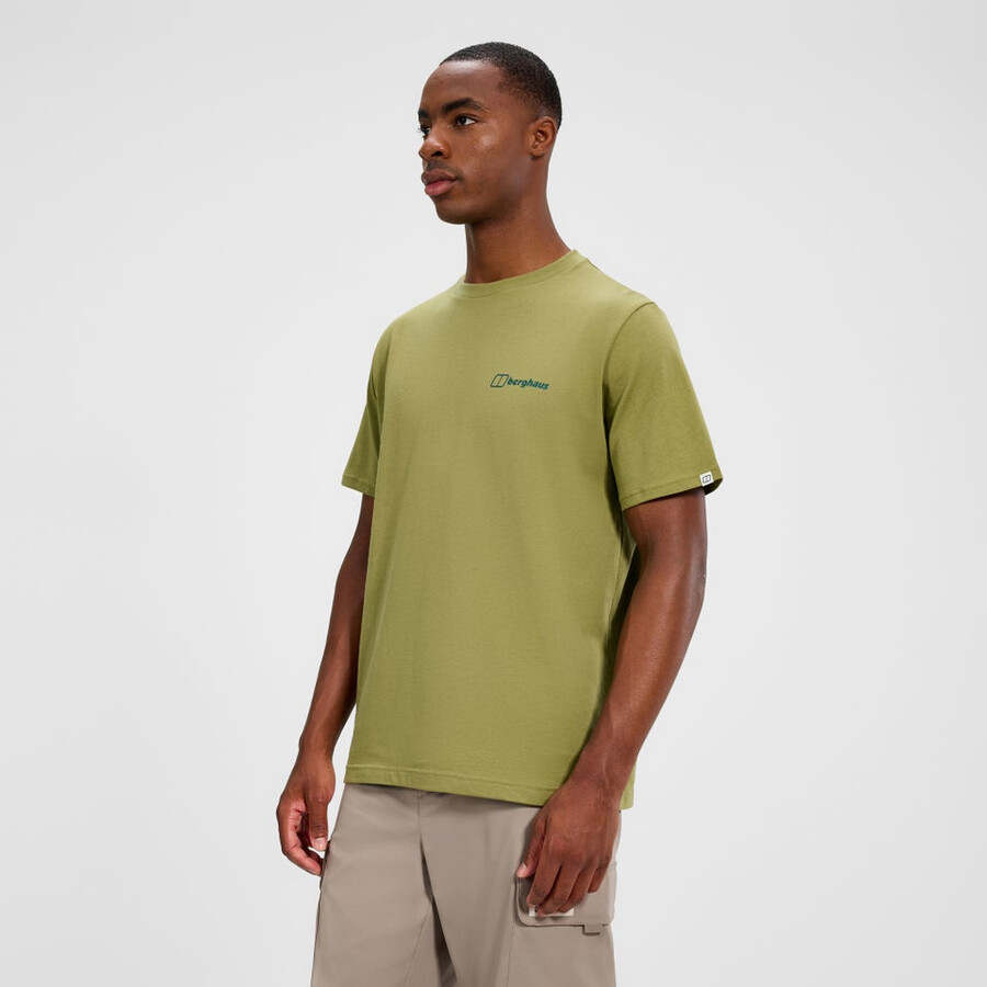 mens coordinates tee - green berghaus