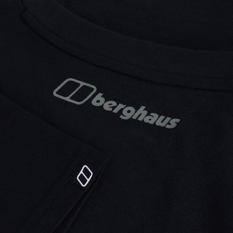 mens mountain strike tee - black berghaus