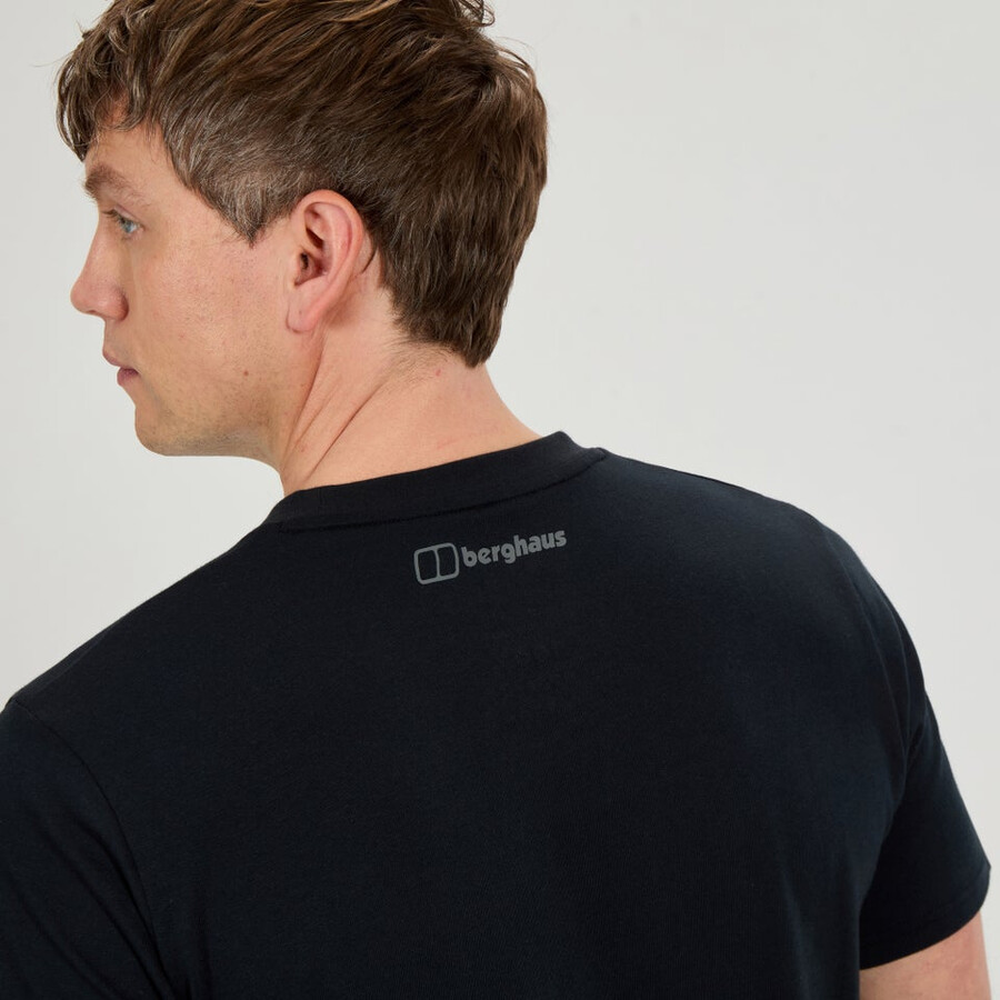 mens mountain strike tee - black berghaus