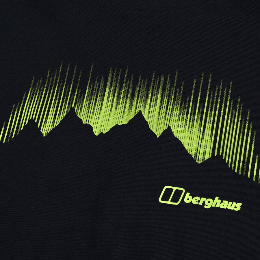 mens mountain strike tee - black berghaus