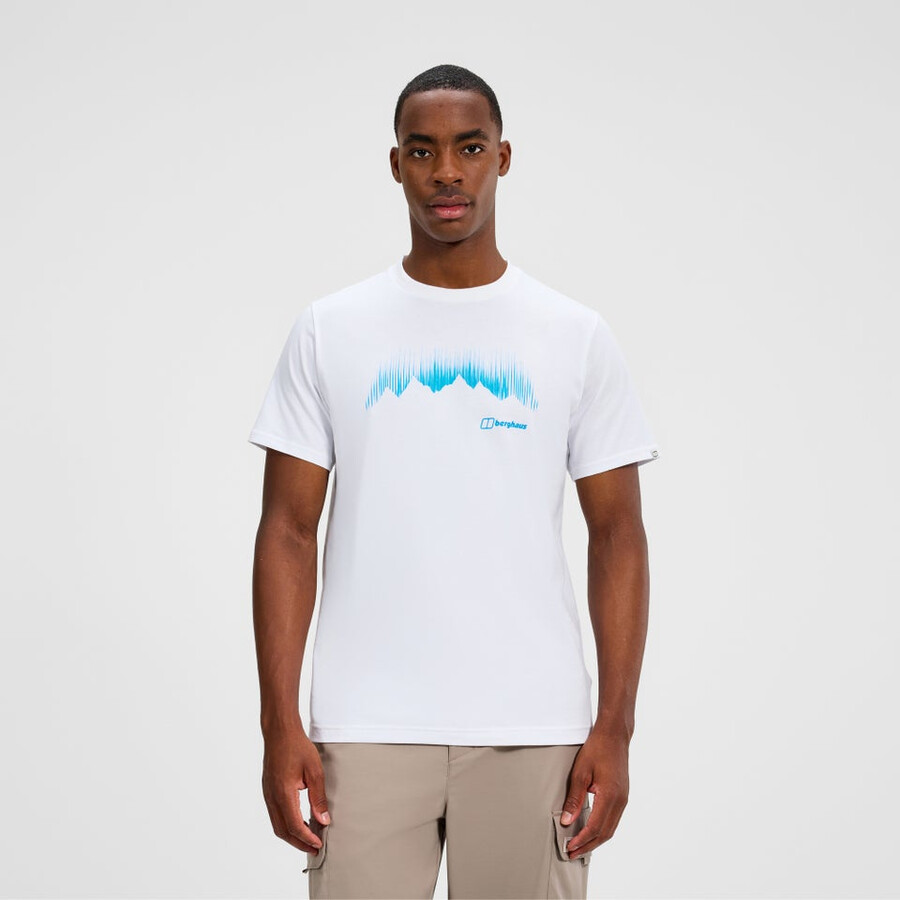 mens mountain strike tee - white berghaus