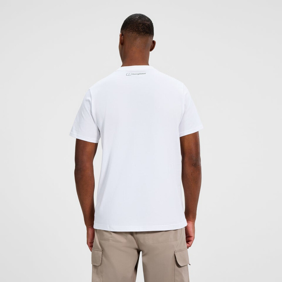 mens mountain strike tee - white berghaus