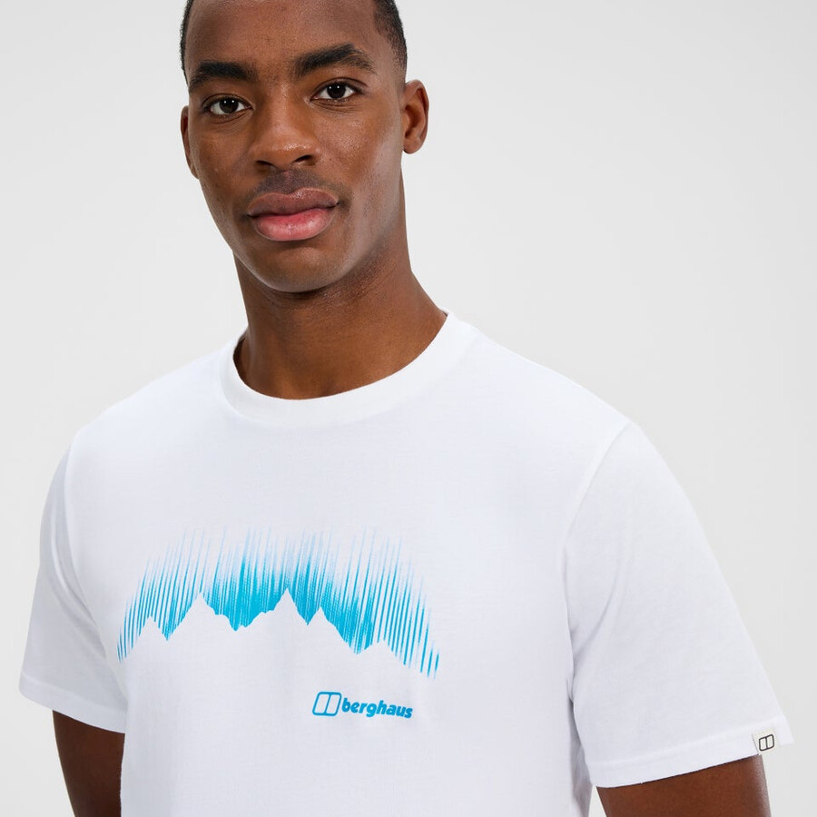 mens mountain strike tee - white berghaus