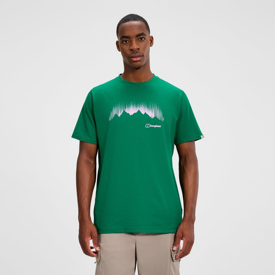 mens mountain strike tee - green berghaus