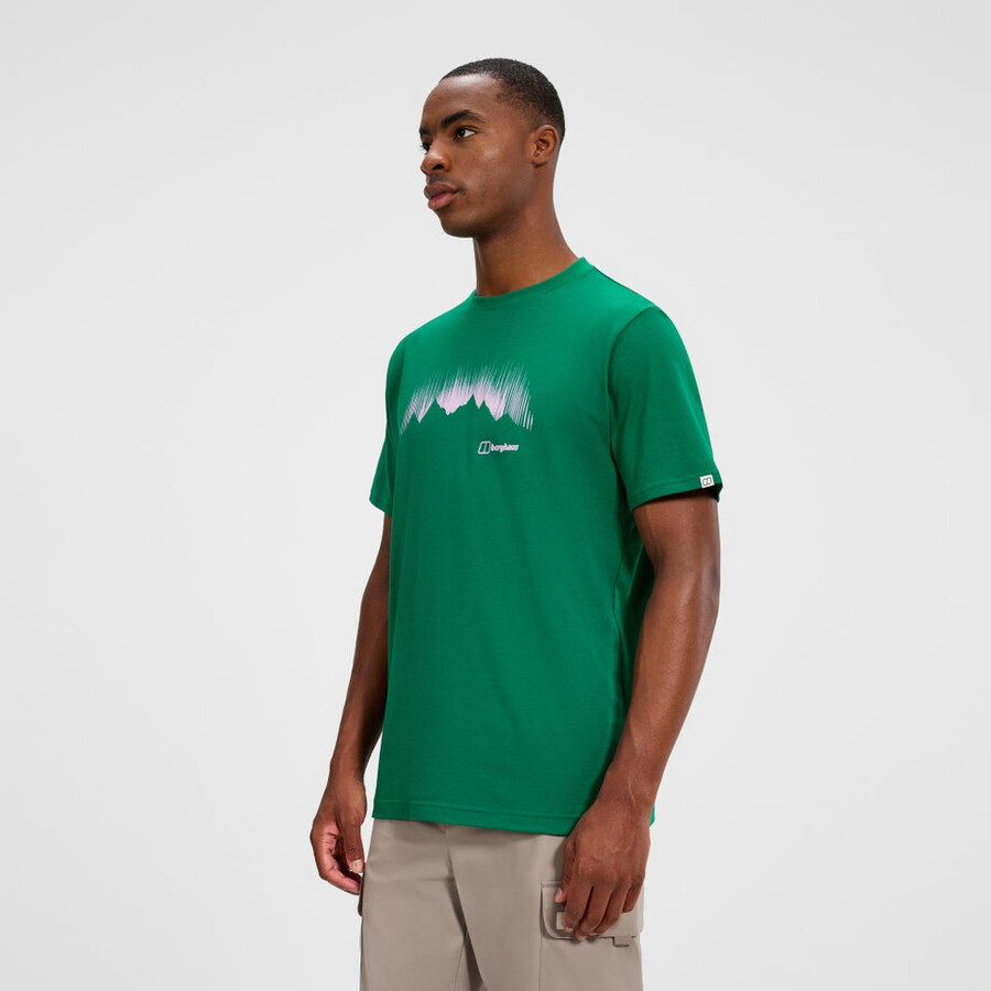 mens mountain strike tee - green berghaus
