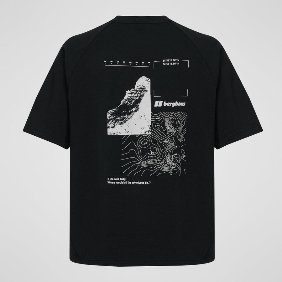 unisex volcanism tee - black berghaus