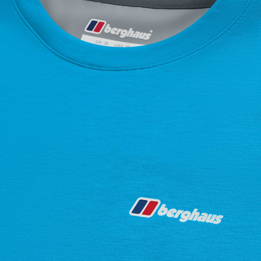 mens terrain trek tech tee - bluegrey berghaus