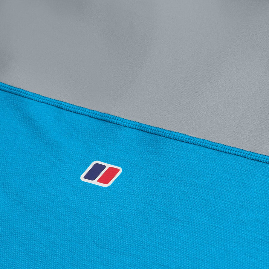 mens terrain trek tech tee - bluegrey berghaus