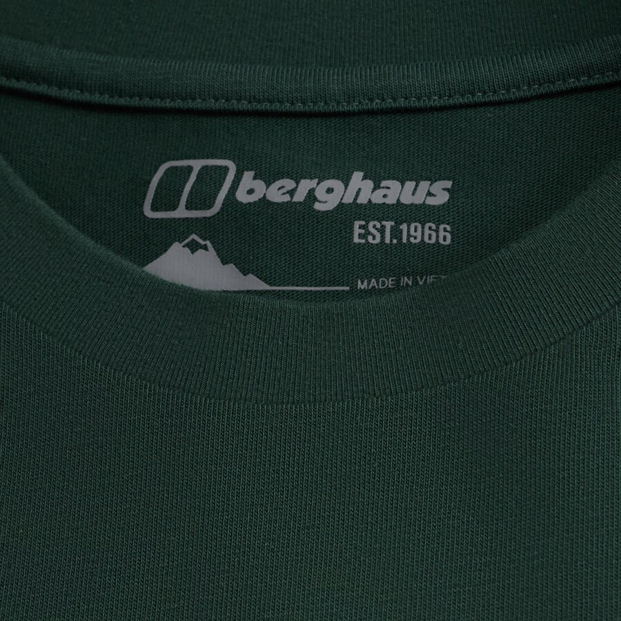 mens dotted mountain tee - green berghaus