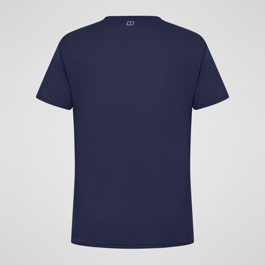 mens evedon tech tee - dark blue berghaus