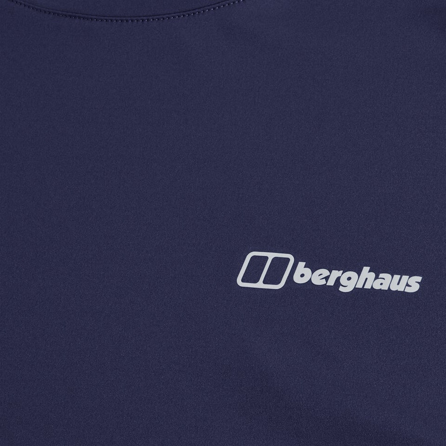 mens evedon tech tee - dark blue berghaus