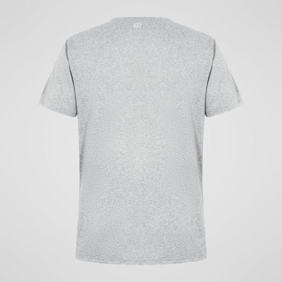 mens firsby tech tee - light grey berghaus