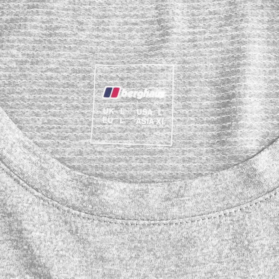 mens firsby tech tee - light grey berghaus