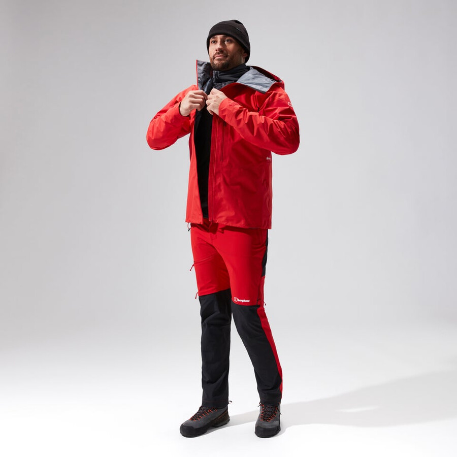 mens mtn guide alpine pant - redblack berghaus