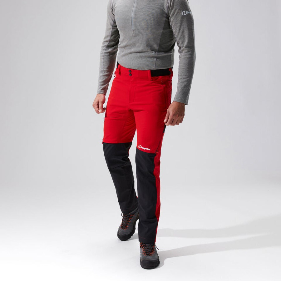 mens mtn guide alpine pant - redblack berghaus