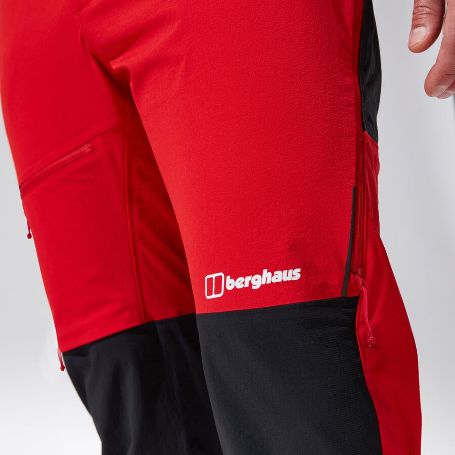 mens mtn guide alpine pant - redblack berghaus