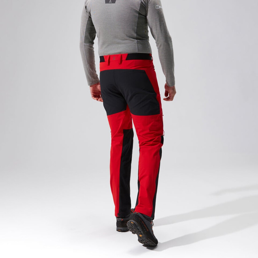 mens mtn guide alpine pant - redblack berghaus