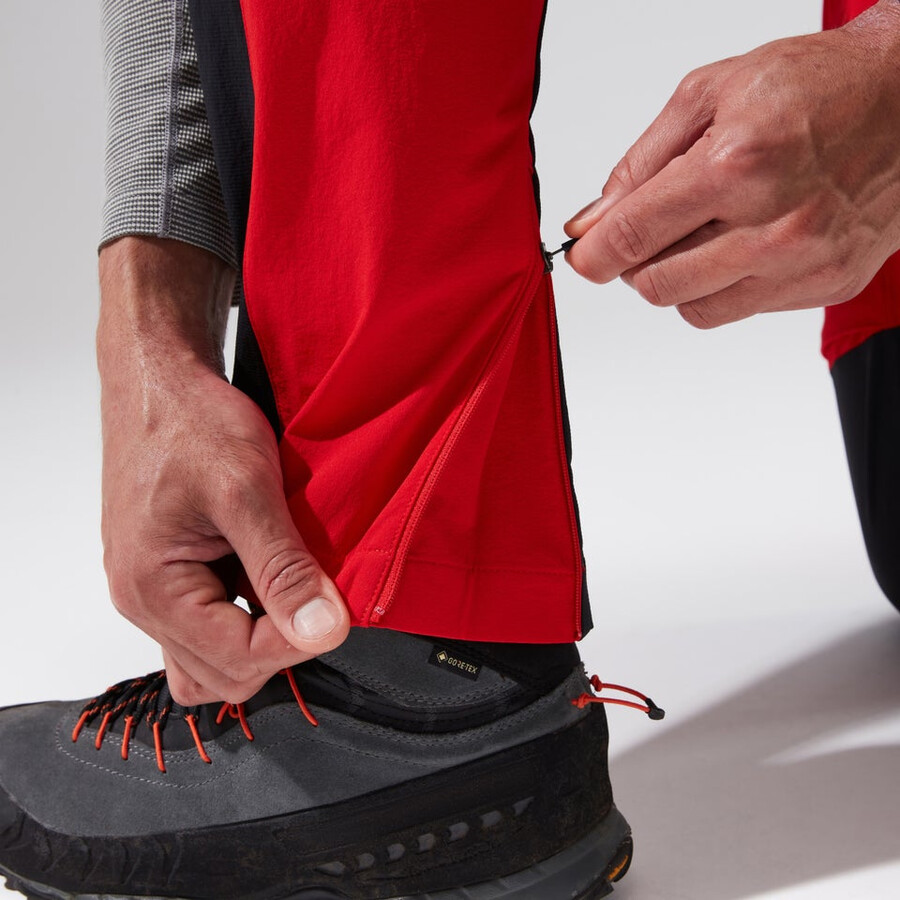 mens mtn guide alpine pant - redblack berghaus