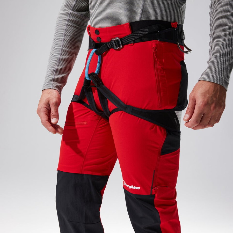 mens mtn guide alpine pant - redblack berghaus