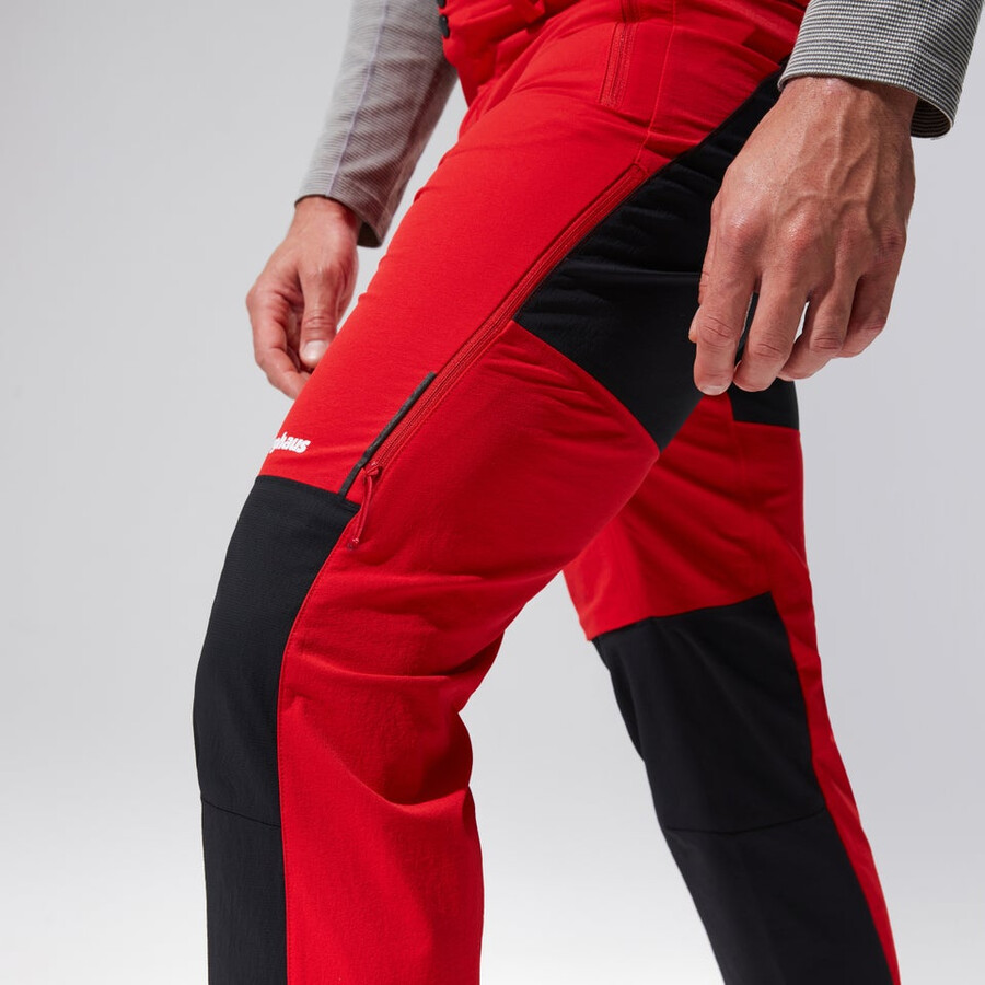 mens mtn guide alpine pant - redblack berghaus
