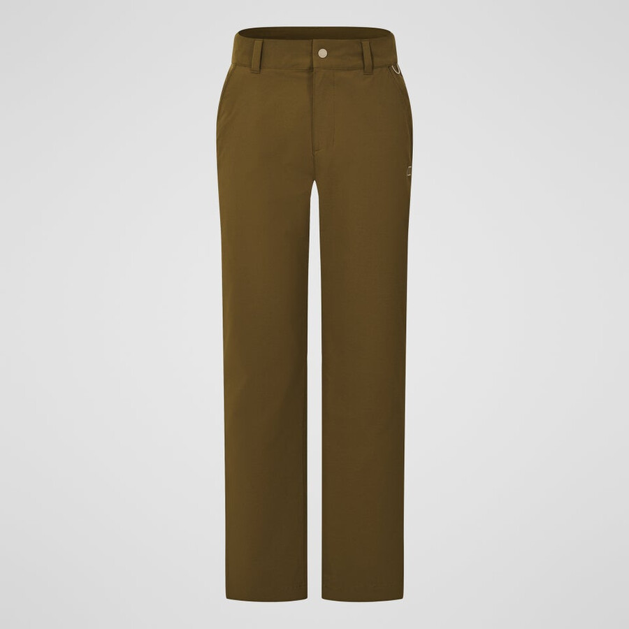 mens everyday straight pant - brown berghaus