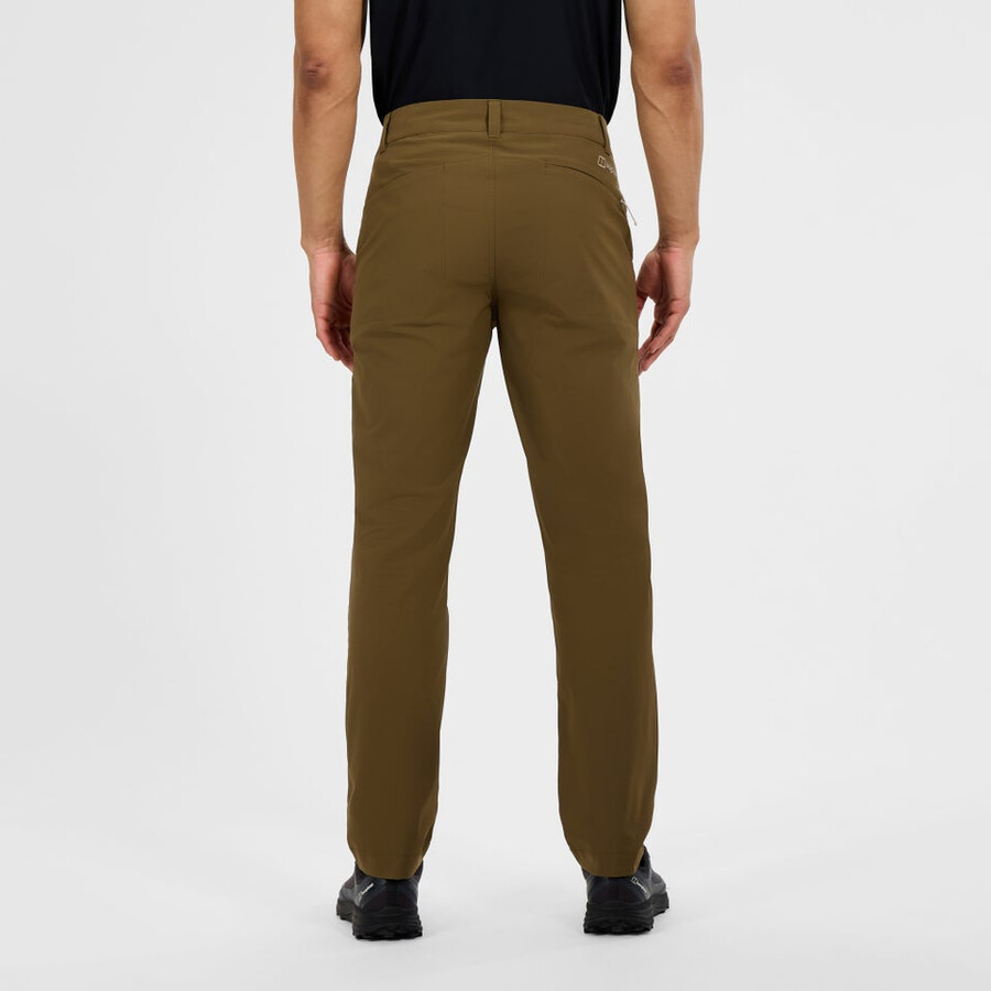 mens everyday straight pant - brown berghaus
