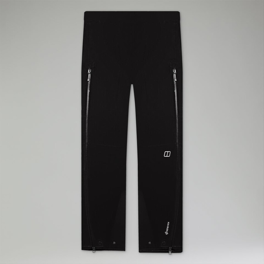 mens ridge-seeker gore-tex waterproof pant - black berghaus