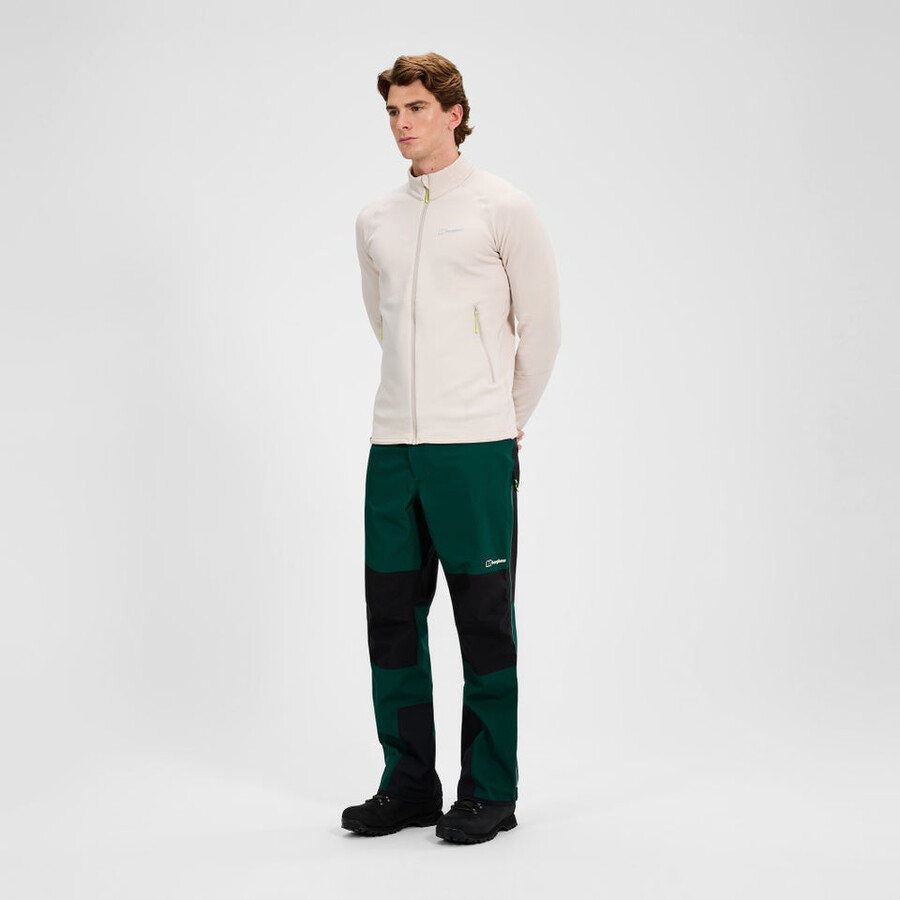 mens ridge-seeker waterproof pant black - greenblack berghaus