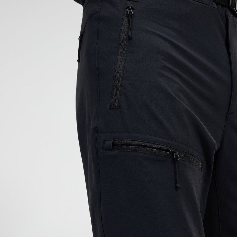 mens trail-explorer zip off pant - black berghaus