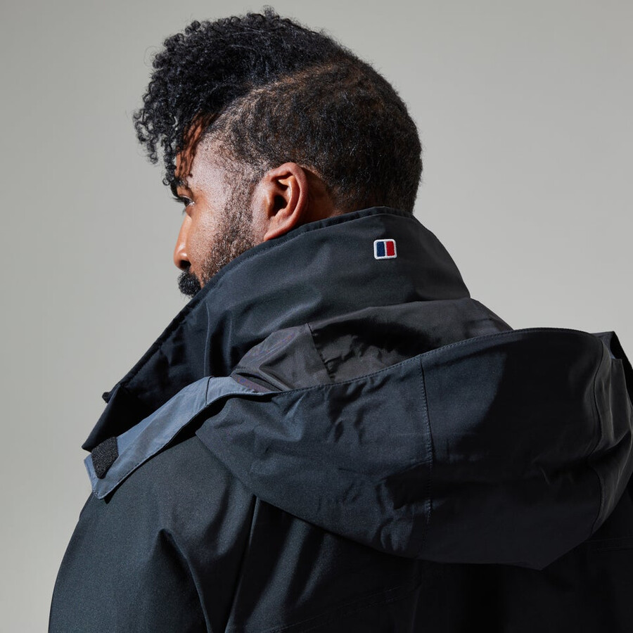 mens cornice gore-tex interactive jacket - black berghaus
