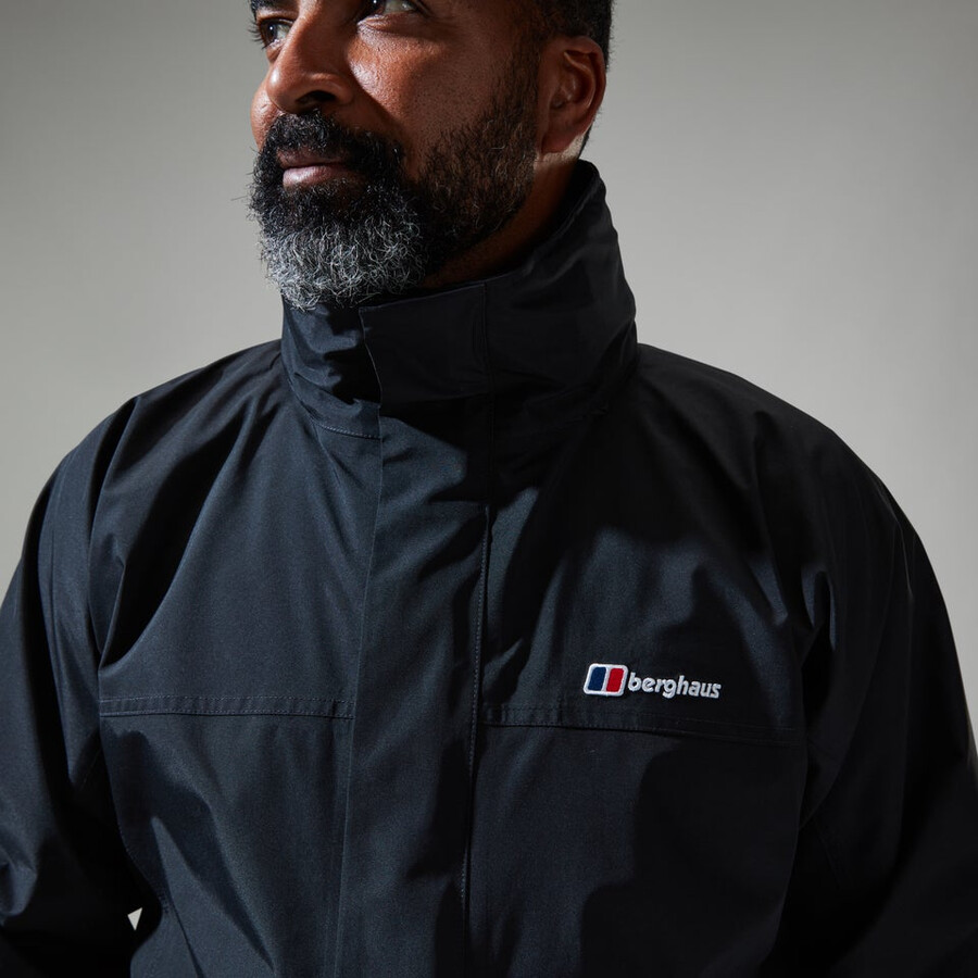 mens cornice gore-tex interactive jacket - black berghaus
