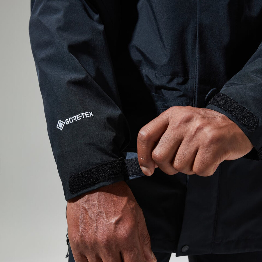 mens cornice gore-tex interactive jacket - black berghaus