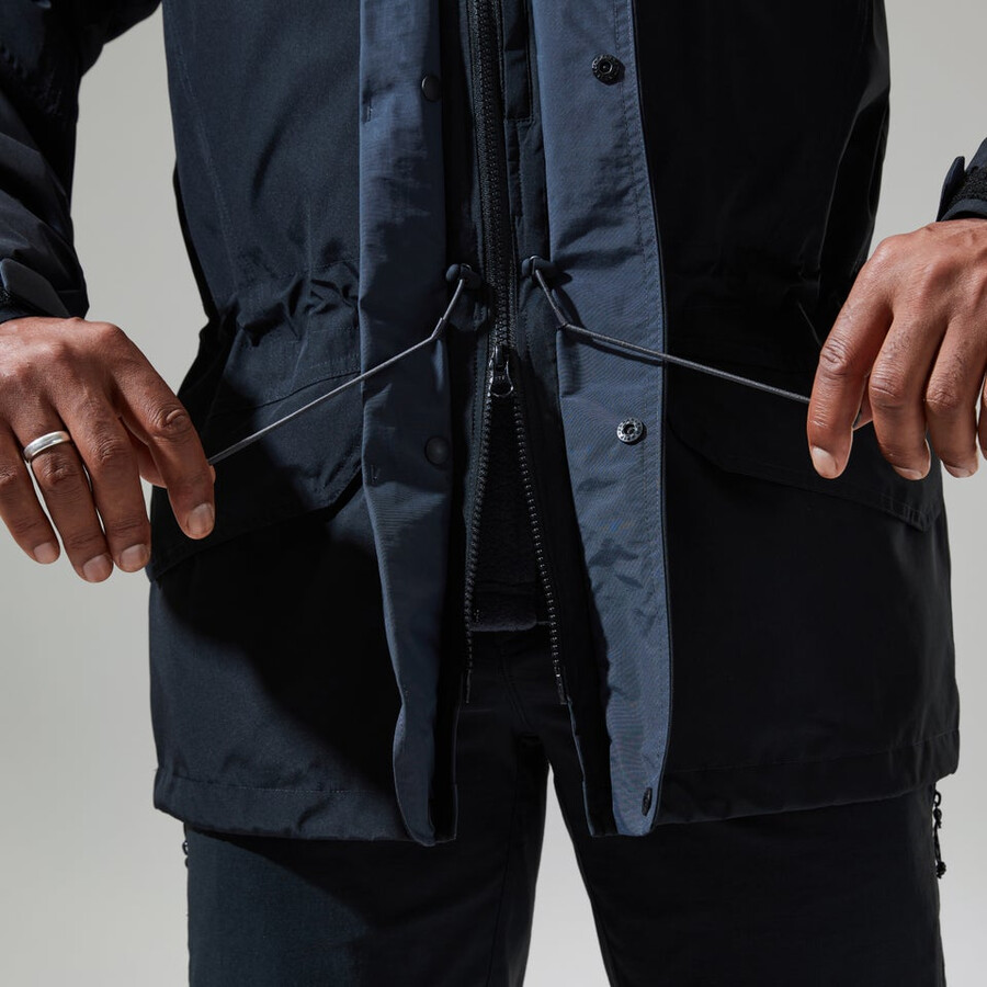 mens cornice gore-tex interactive jacket - black berghaus