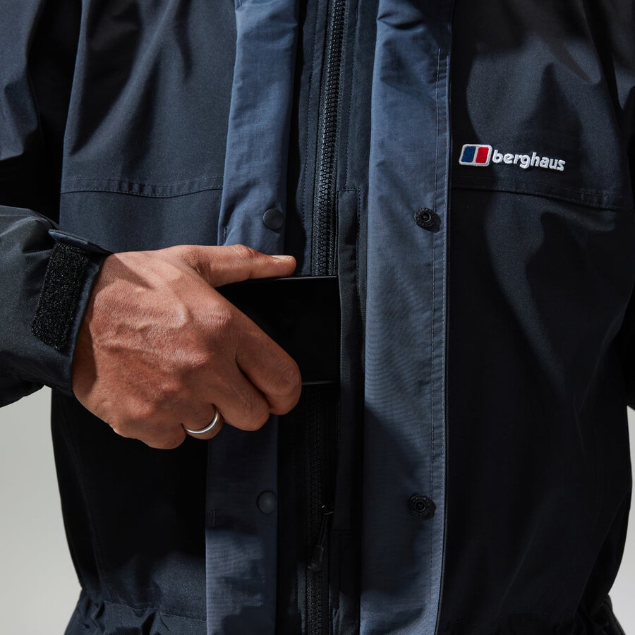 mens cornice gore-tex interactive jacket - black berghaus