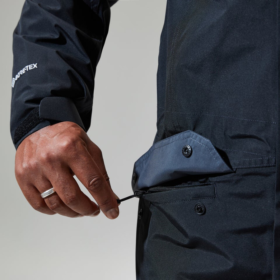 mens cornice gore-tex interactive jacket - black berghaus