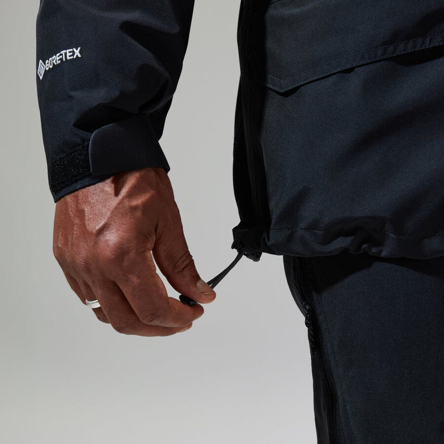 mens cornice gore-tex interactive jacket - black berghaus