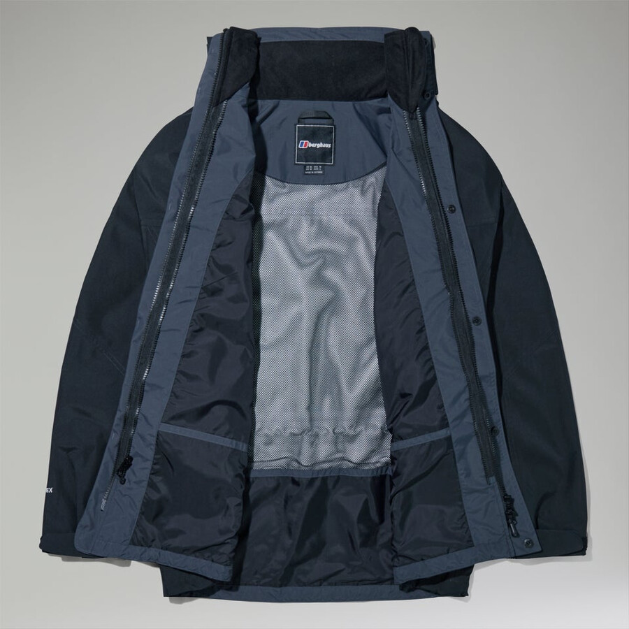 mens cornice gore-tex interactive jacket - black berghaus