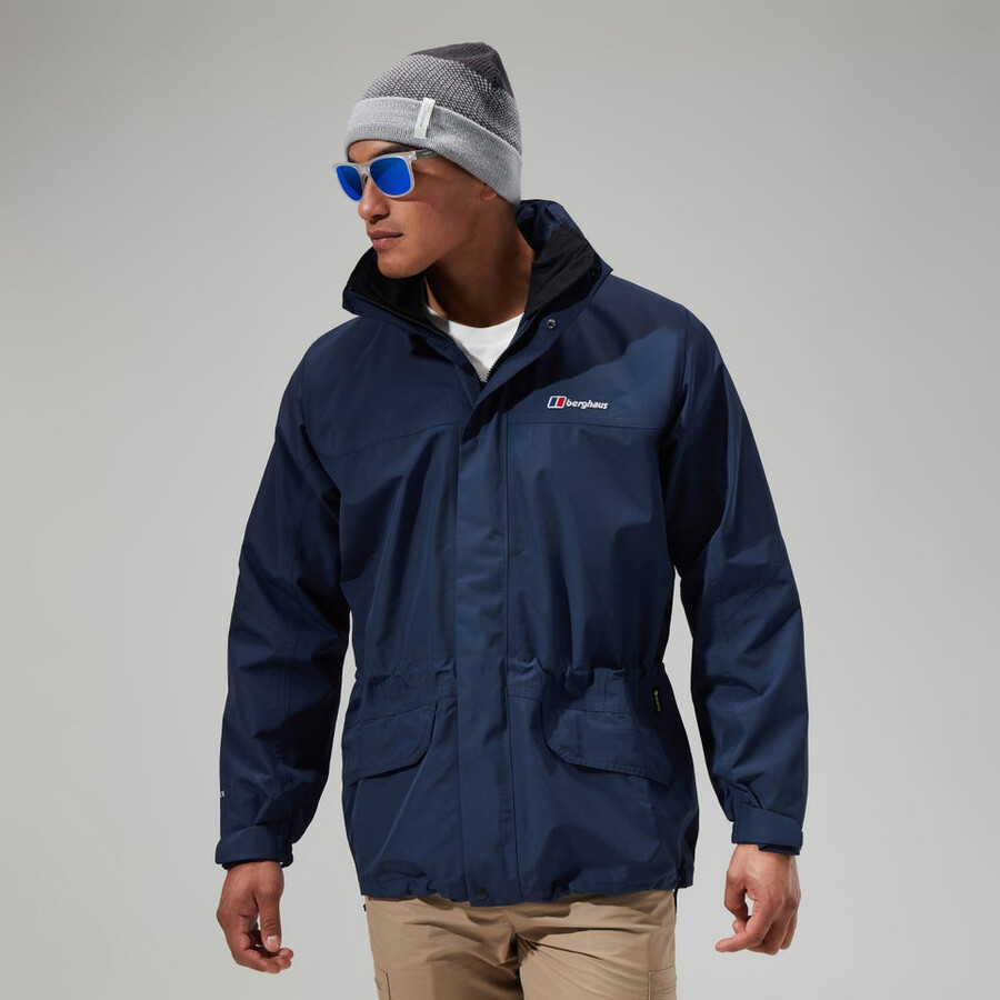 mens cornice gore-tex interactive jacket - dark blue berghaus