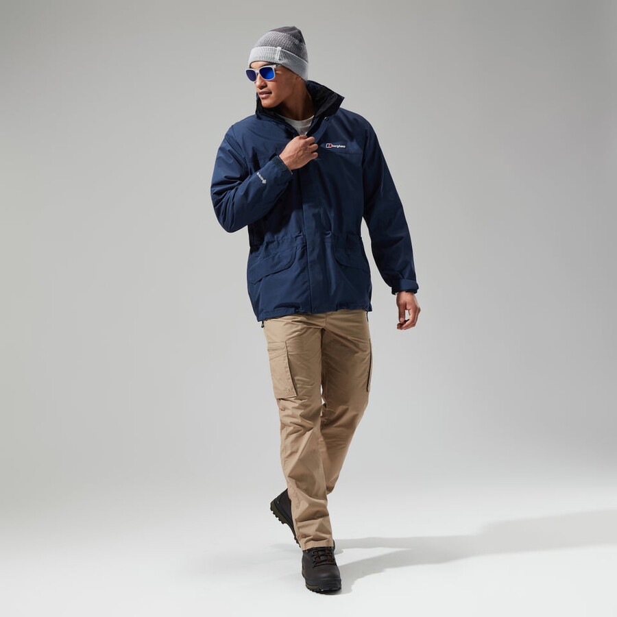 mens cornice gore-tex interactive jacket - dark blue berghaus