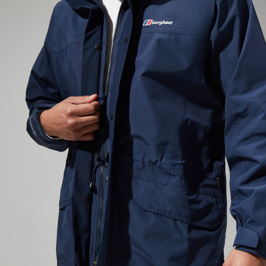mens cornice gore-tex interactive jacket - dark blue berghaus