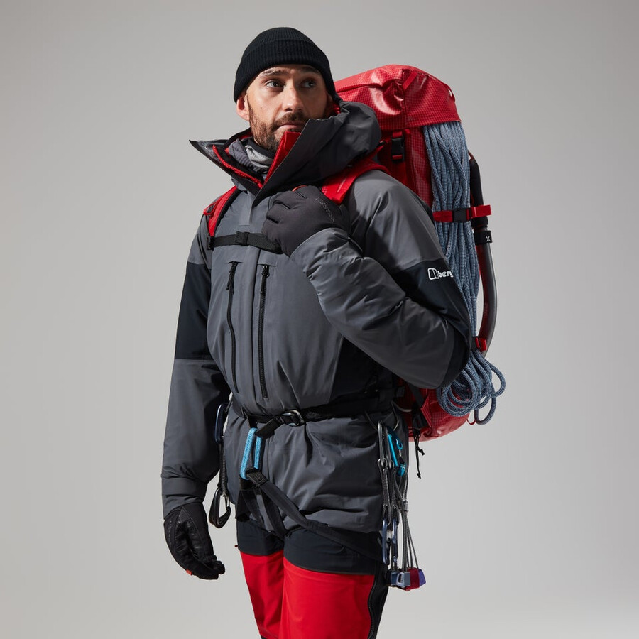 mens mtn guide gore-tex pro jacket - greyblack berghaus