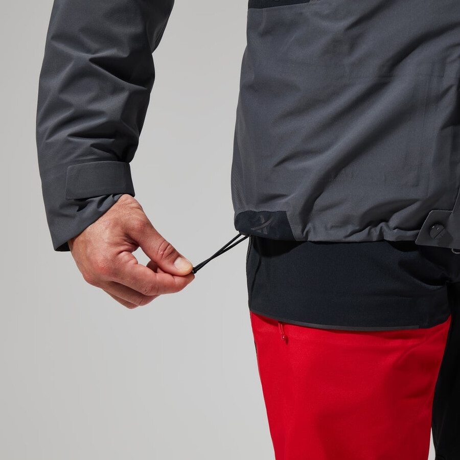 mens mtn guide gore-tex pro jacket - greyblack berghaus