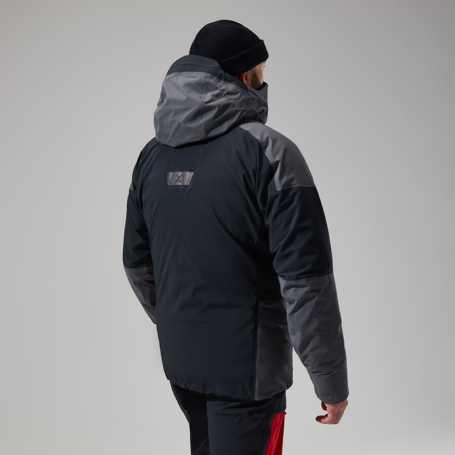 mens mtn guide gore-tex pro jacket - greyblack berghaus