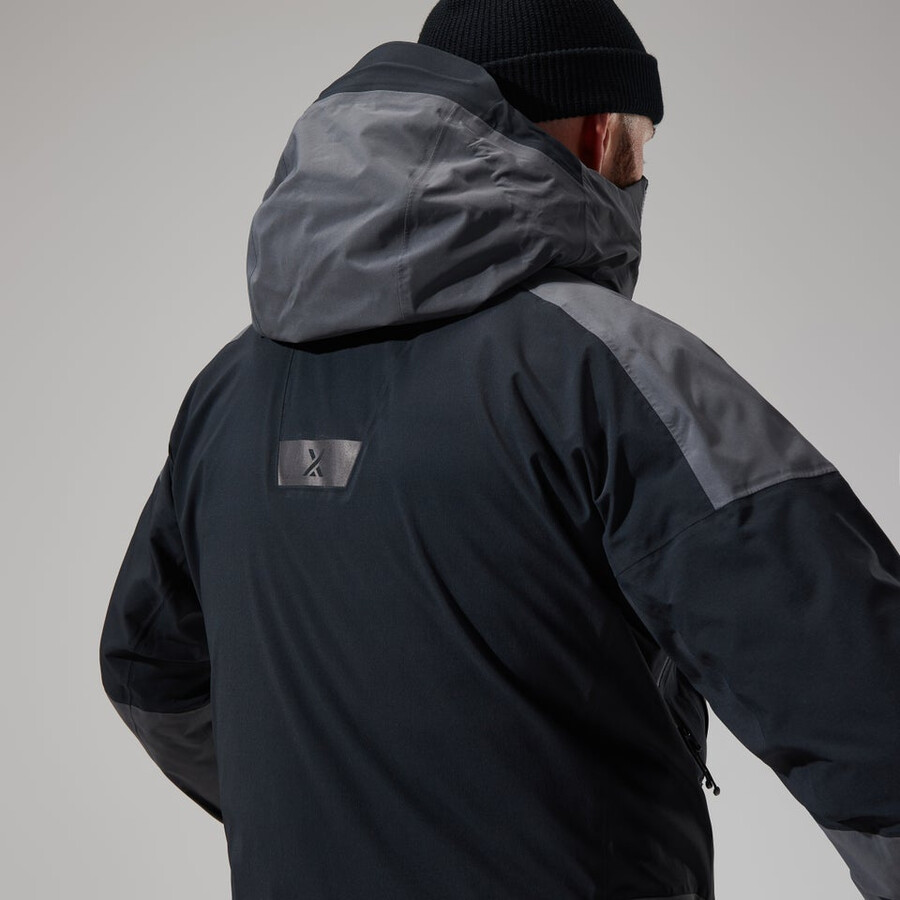 mens mtn guide gore-tex pro jacket - greyblack berghaus