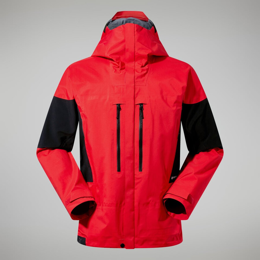 mens mtn guide gore-tex pro jacket - redblack berghaus