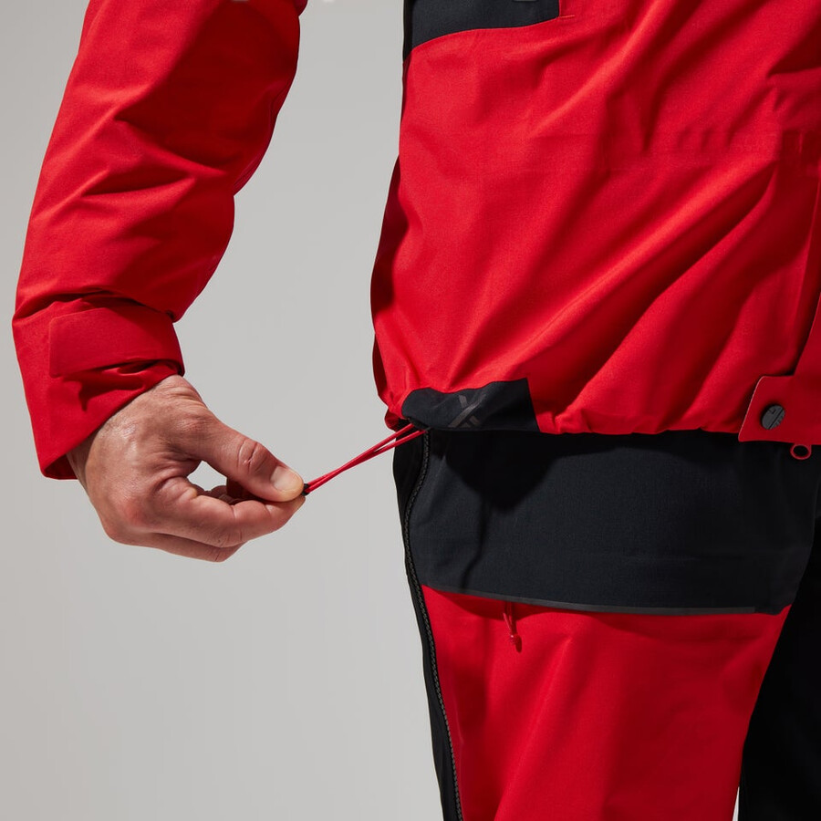 mens mtn guide gore-tex pro jacket - redblack berghaus