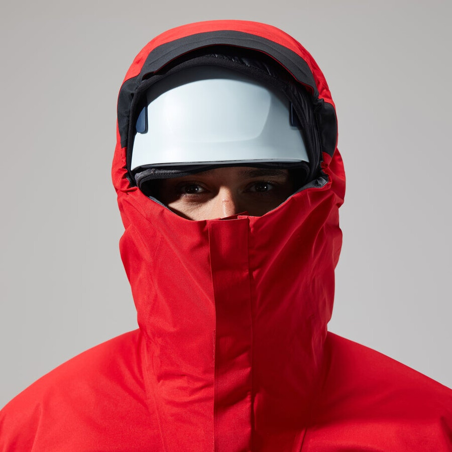mens mtn guide gore-tex pro jacket - redblack berghaus