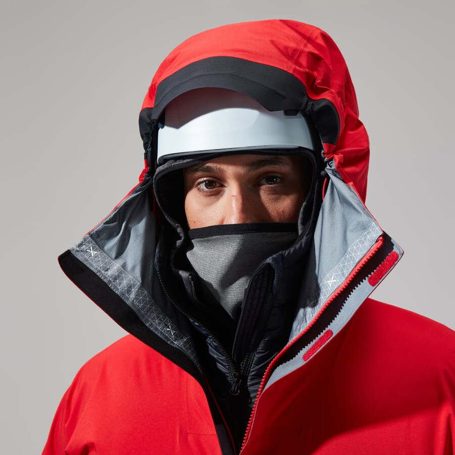 mens mtn guide gore-tex pro jacket - redblack berghaus